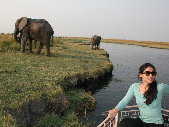 Jehan Begg - safari on the Chobe River